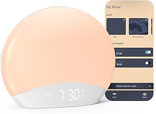 REACHER R7APP Smart Sunrise Alarm Clock with App Control (B tier)