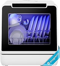 EUHOMY Countertop Dishwasher 8 Programs (B tier)