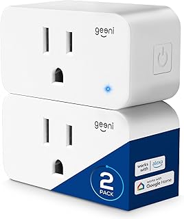 Geeni Smart Plug Mini 15A 2 Pack (C tier)