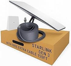 Starlink Gen 3 Standard Kit WiFi 6 Router with Cable (C tier)