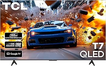 TCL 65-Inch T7 QLED 4K Smart TV (B tier)