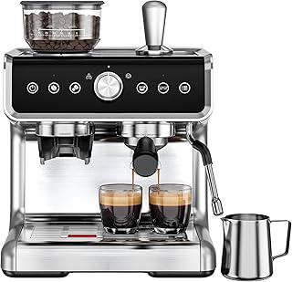EUHOMY 20 Bar Espresso Machine with Grinder (D tier)