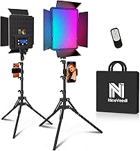 NiceVeedi RGB Photography Light 2-Pack (C tier)
