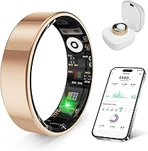 Smart Health Ring Rose Gold Size 8 (D tier)