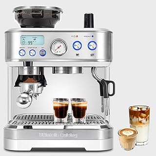 Espresso Machine with Grinder PID Temperature Control (D tier)