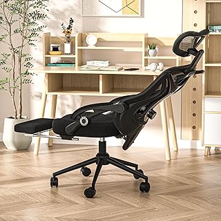 Ergonomic Office Chair Adjustable Lumbar Headrest Mesh (C tier)