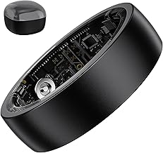 Smart Ring Health Tracker Black Size 8 (D tier)