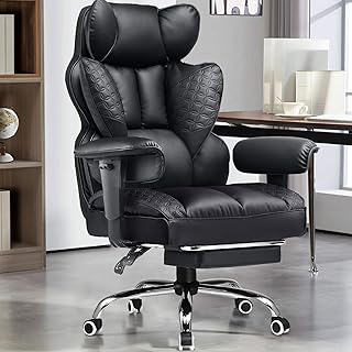 GTPLAYER Big and Tall Gaming Chair 400lbs Earth-Black (C tier)