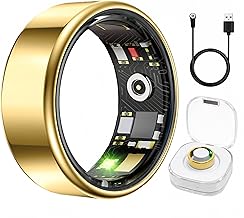 Smart Ring Health Tracker Gold Size 8 (F tier)