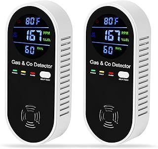 Natural Gas Leak Detector & Carbon Monoxide Alarm 4-in-1 (F tier)