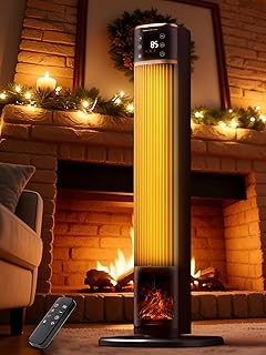 Uthfy Space Heater 1500W with 3D Flame (C tier)