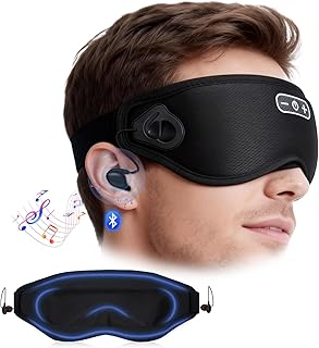 Sleep Mask with Bluetooth 5.4 Headphones (D tier)