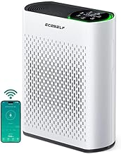 Smart Air Purifiers for Large Room, Cleans 2,400 ft² in 30 Mins, 3-Stage True HEPA, 360° Airflow, Smart WiFi App Control, Real-Time Air Quality (PM2.5) Display, Ultra-Quiet 20dB Sleep Mode, HAP602WF (C tier)