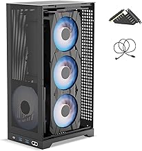 L300 Mesh Mini-ITX Gaming Case Black (C tier)