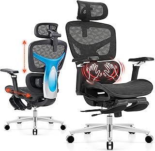 Ergonomic Office Chair with Footrest 400lbs (C tier)