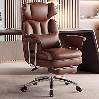 DUMOS Home Office Desk Executive Chair Brown (D tier)